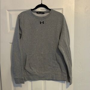 Under Armour Heather Gray Crewneck Sweatshirt